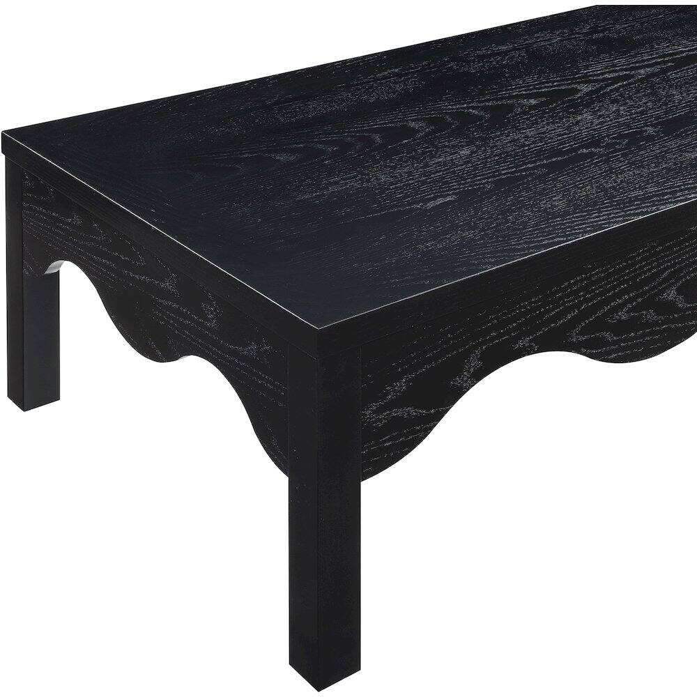 Alt View 3. Meridian Furniture - Fiora Black Coffee Table - Black.
