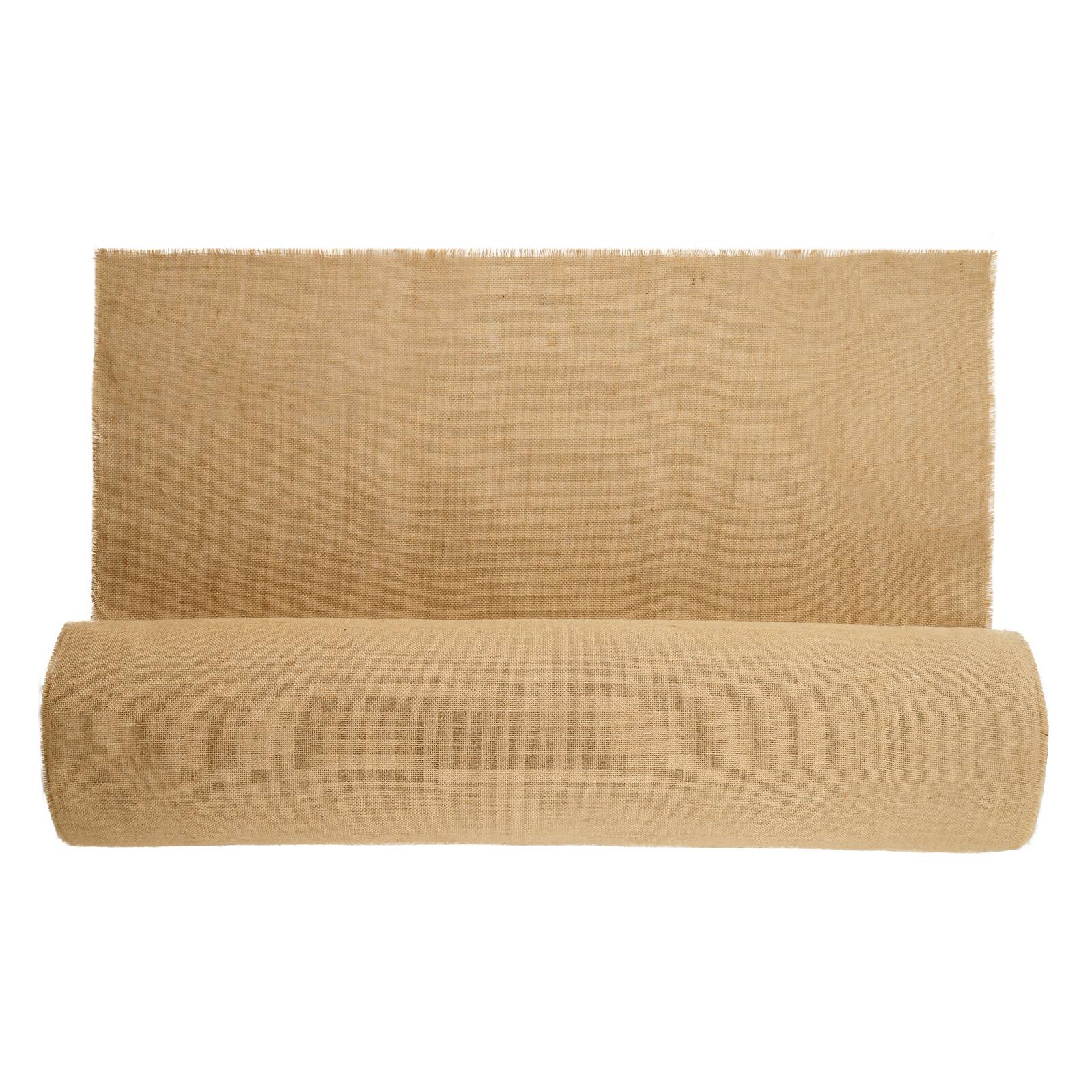Alt View 5. VEVOR - Burlap Fabric Roll, 40”x 150 ft&45 x 45 High Density Wide Natural Burlap Fabric Rolls, Jute Fabric Burlap Tree Wrap Roll - Natural Color.