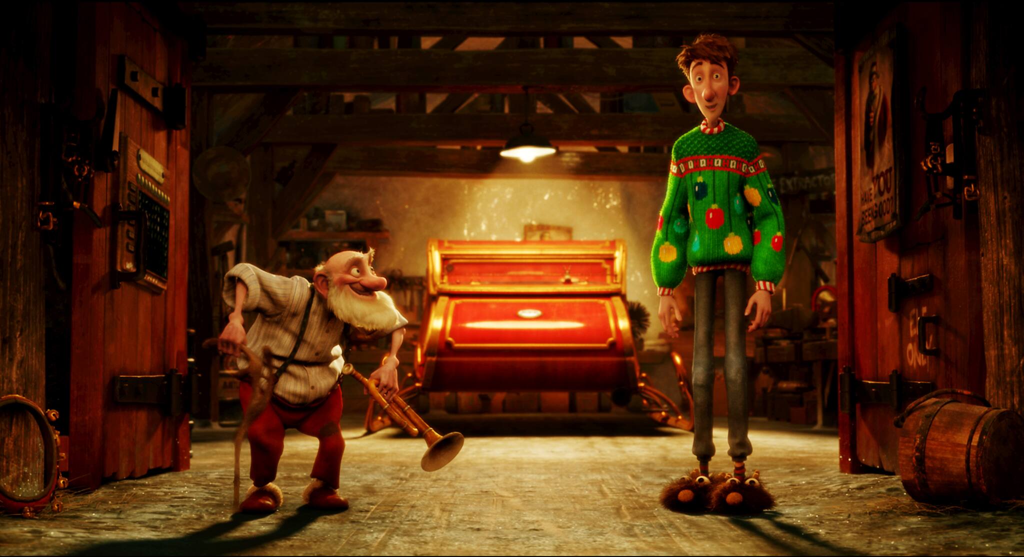 Alt View 1. Arthur Christmas (3D) (Blu-ray / DVD).