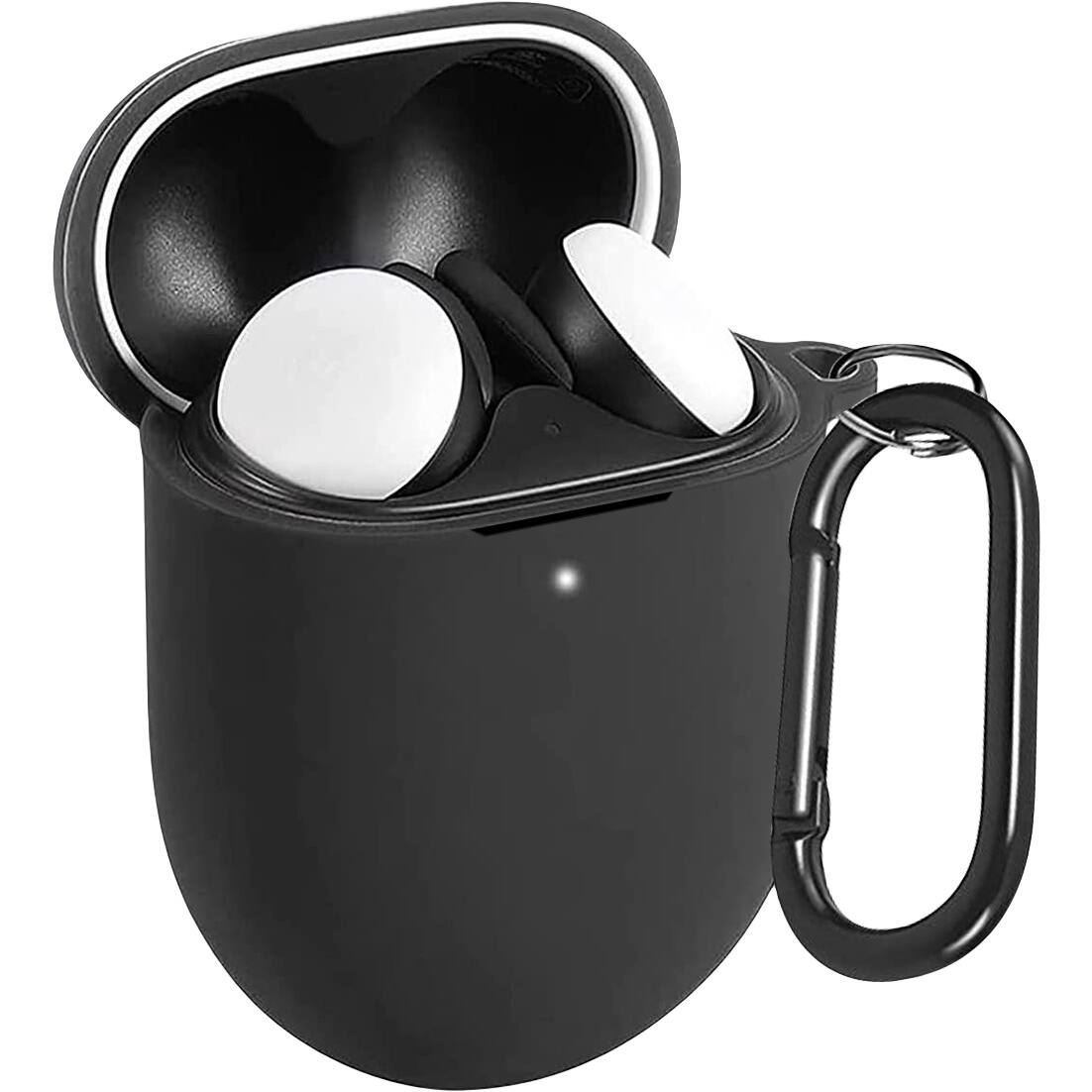 Alt View 12. SaharaCase - Anti-Slip Silicone Case for Google Pixel Buds Pro 2 Headphones - Black.