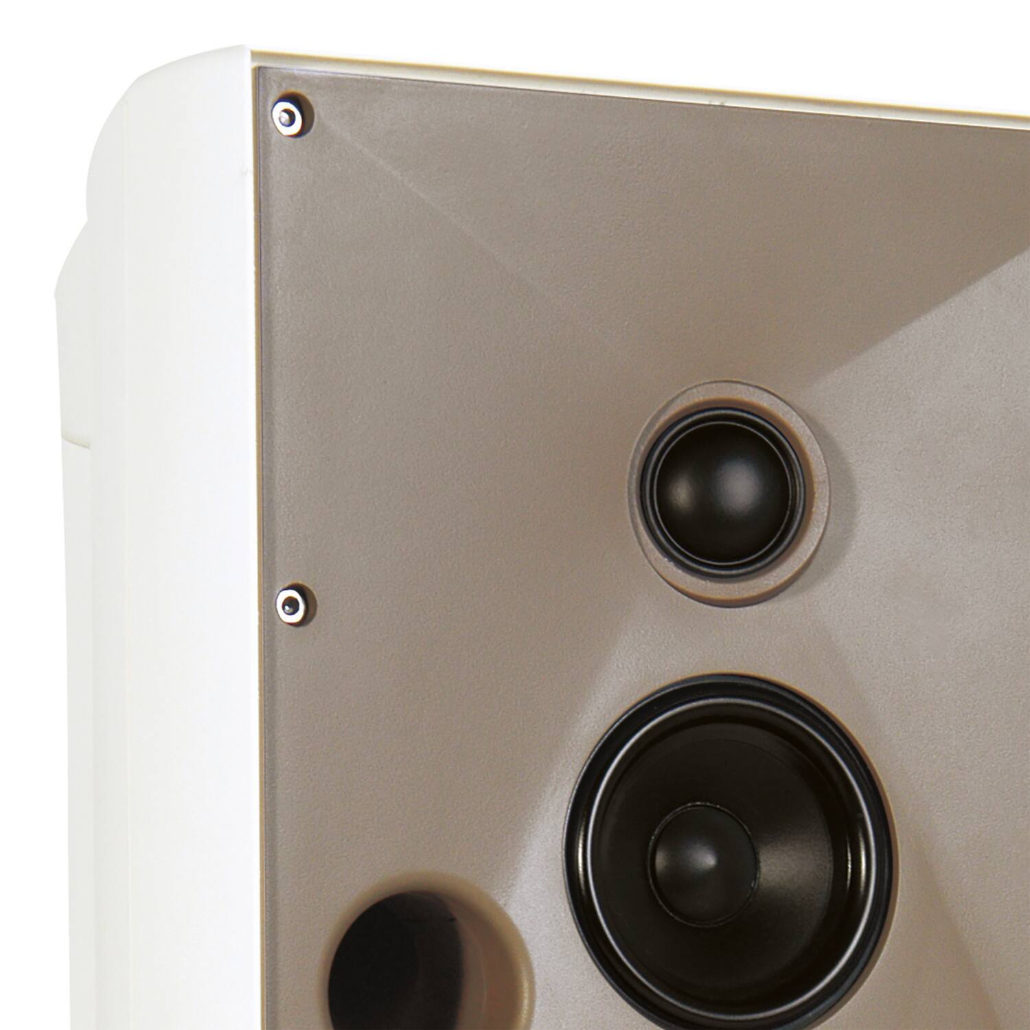 Angle. Proficient Audio - Proficient Audio Aw830wht Aw830 175-watt 8-in. Outdoor 3-way Speaker Set (white) - white.