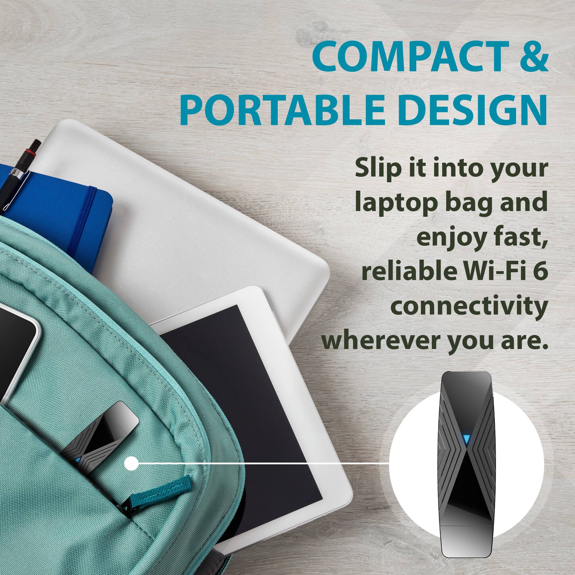 D Link Wi Fi 6 AX1800 Gigabit USB 3.0 Adapter with Cradle for