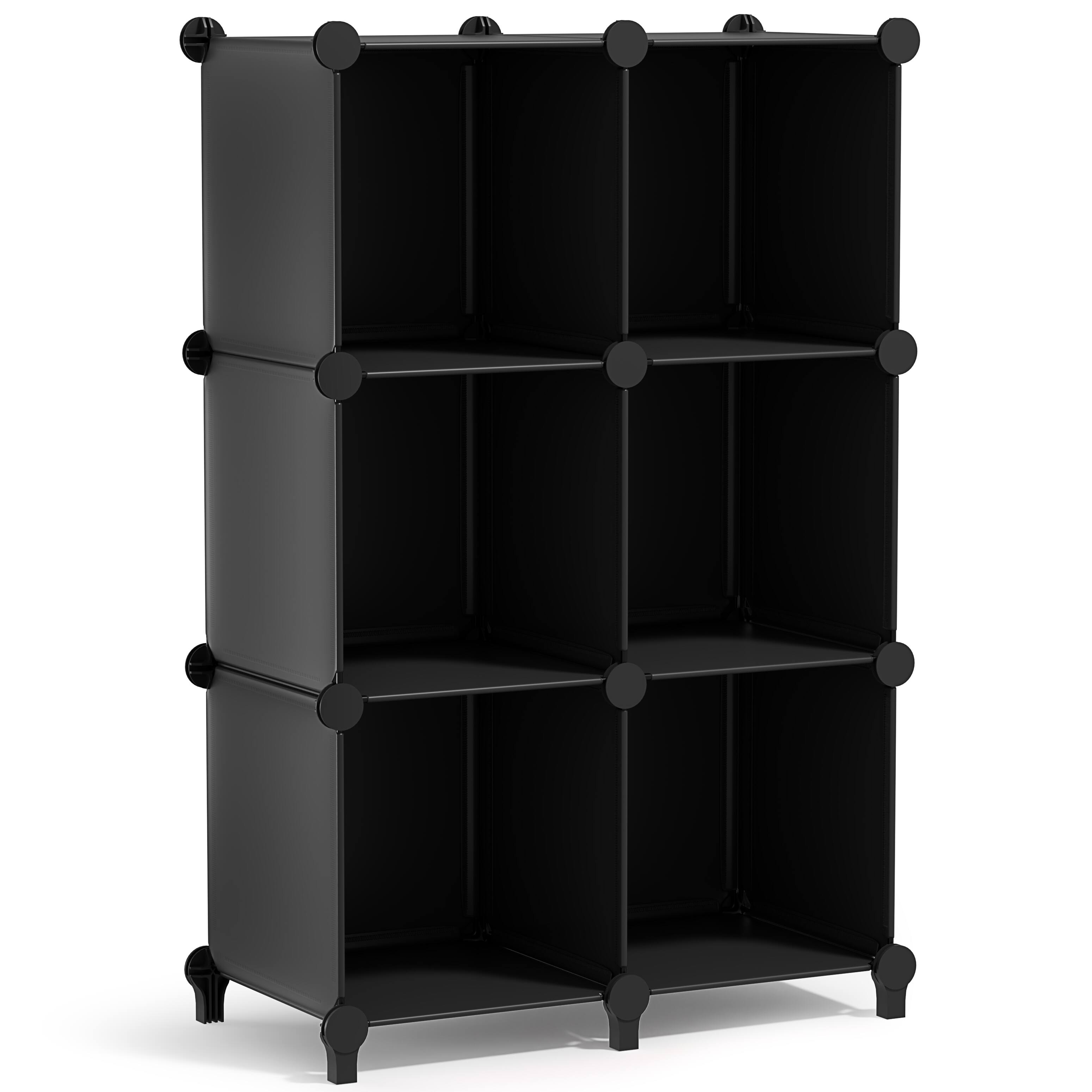Alt View 6. Sorbus - Sorbus 6 Cube Storage Organizer with 6 Fabric Storage Bins, Closet Organizers and Storage with 11 Inch Baskets.