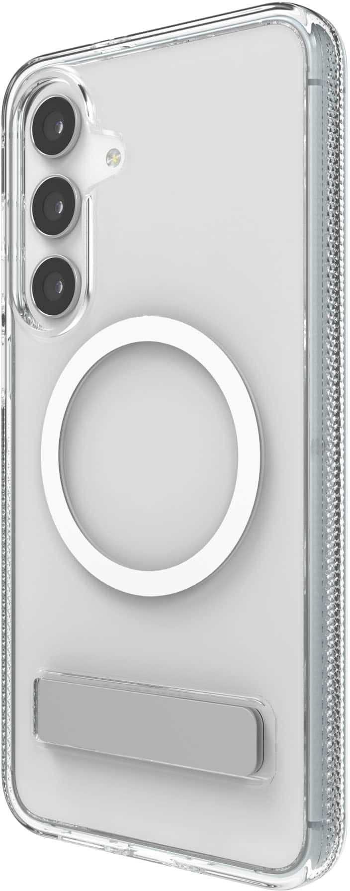 Alt View 1. ZAGG - Crystal Palace Snap MagSafe Compatible Case w/ Kickstand for Samsung Galaxy S25 FE - Clear.