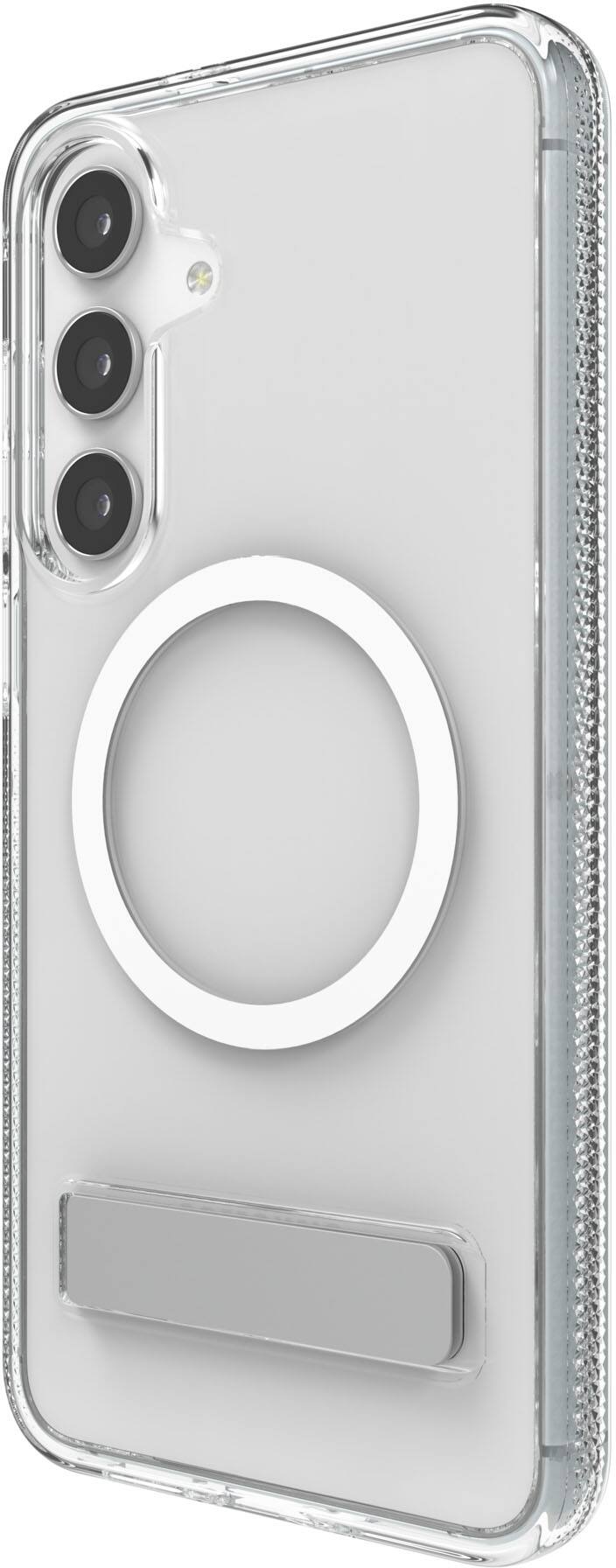 Alt View 1. ZAGG - Crystal Palace Snap MagSafe Compatible Case w/ Kickstand for Samsung Galaxy S25 FE - Clear.