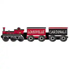 Fan Creations - Louisville Cardinals 6'' x 24'' Train Cutout Sign - Multicolor