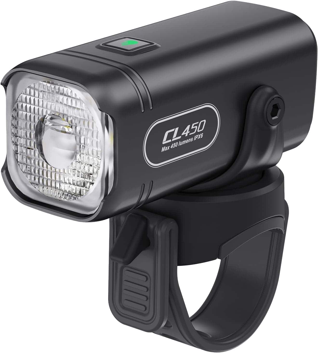FINEAK - CL450 USB-C Rechargeable 450 Lumen Bike Light - Black