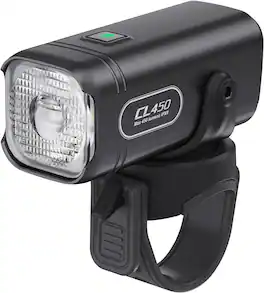 FINEAK - CL450 USB-C Rechargeable 450 Lumen Bike Light - Black
