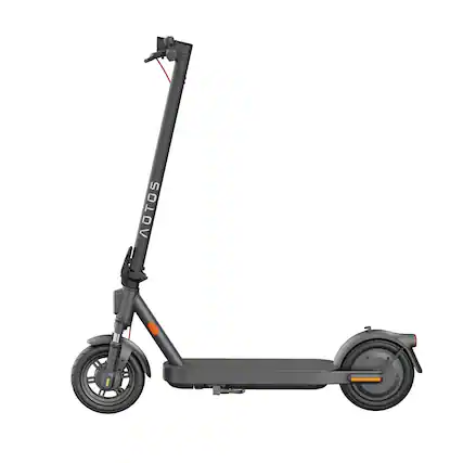 Front. Aotos - E2A Electric Scooter for Adults - 28 Max Miles Range - 15.5 MPH Max Speed - 10" Tires - Black.