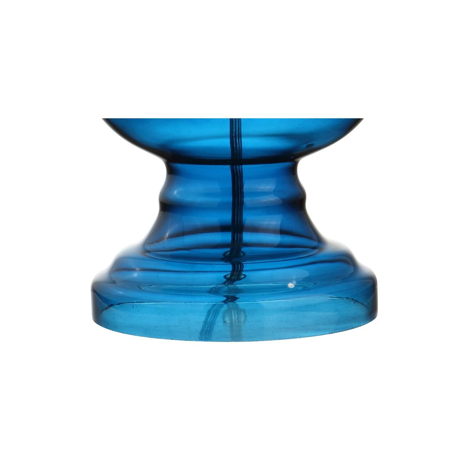 Alt View 7. Jonathan Y - Genie 28.5" Glass LED Table Lamp, Night Blue (Set of 2) - Night Blue.