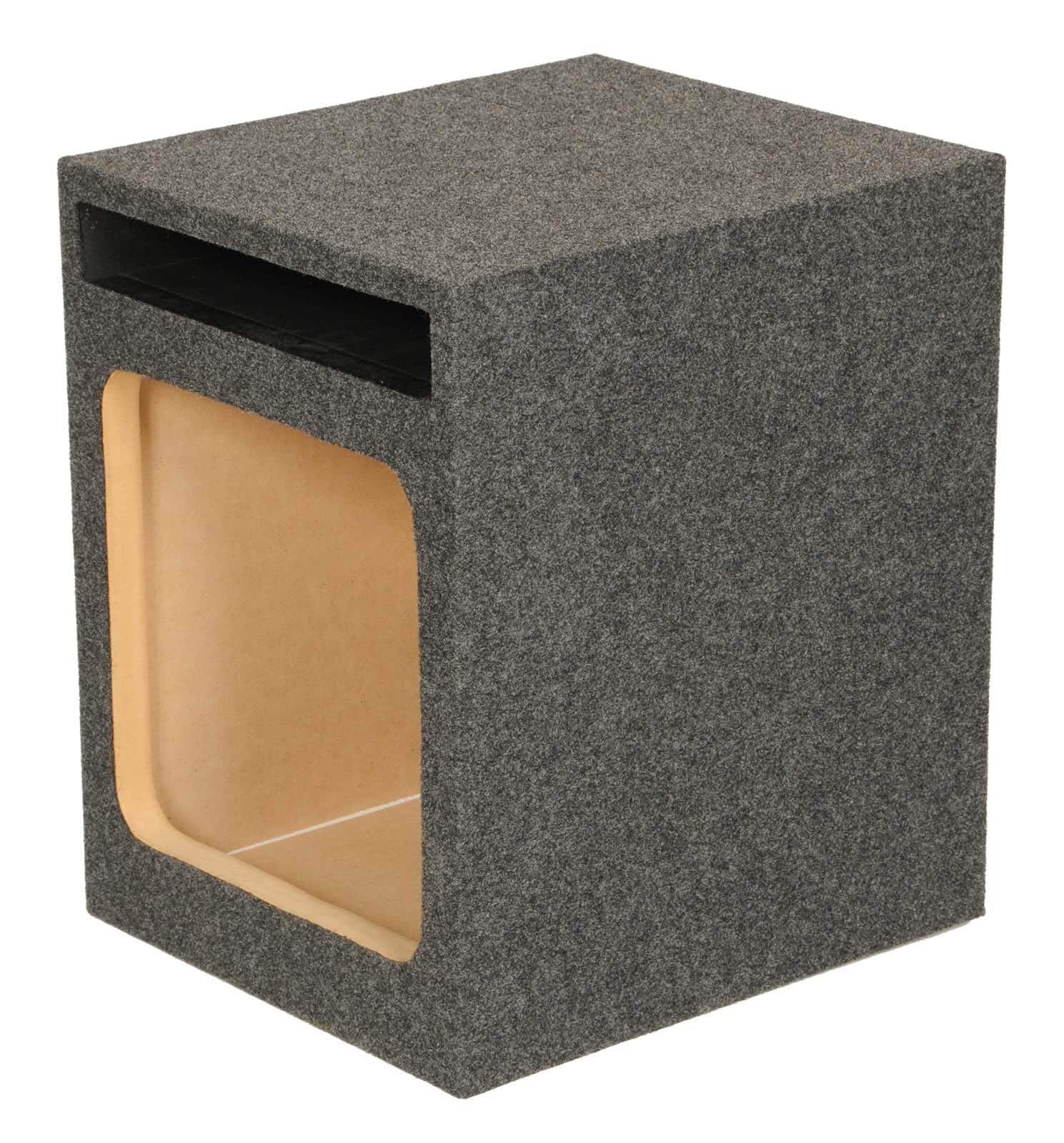 QPower - Q Power HD112 12" Single Heavy Duty Vented Square Subwoofer Sub Enclosure Box