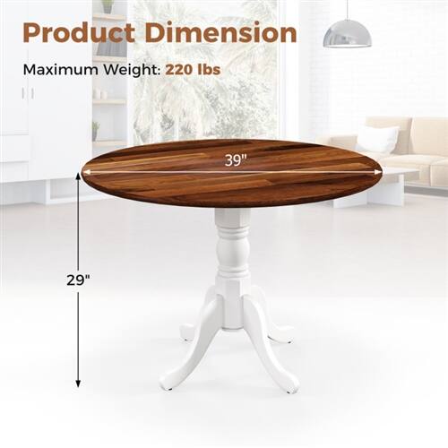 Product Dimension  
Maximum Weight: 220 lbs  
39"  
29"