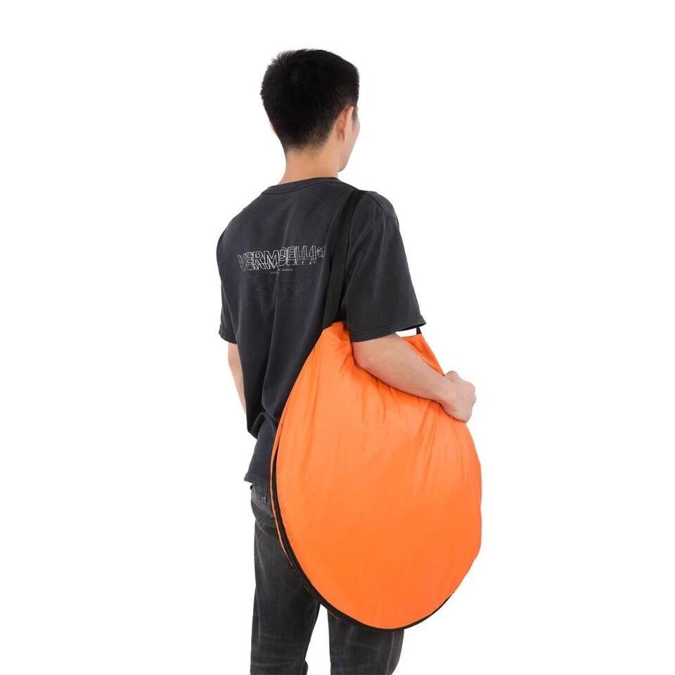 Back. Home Collection - Portable Pop-up Camping Toilet Shower Privacy Tent Orange - Orange.