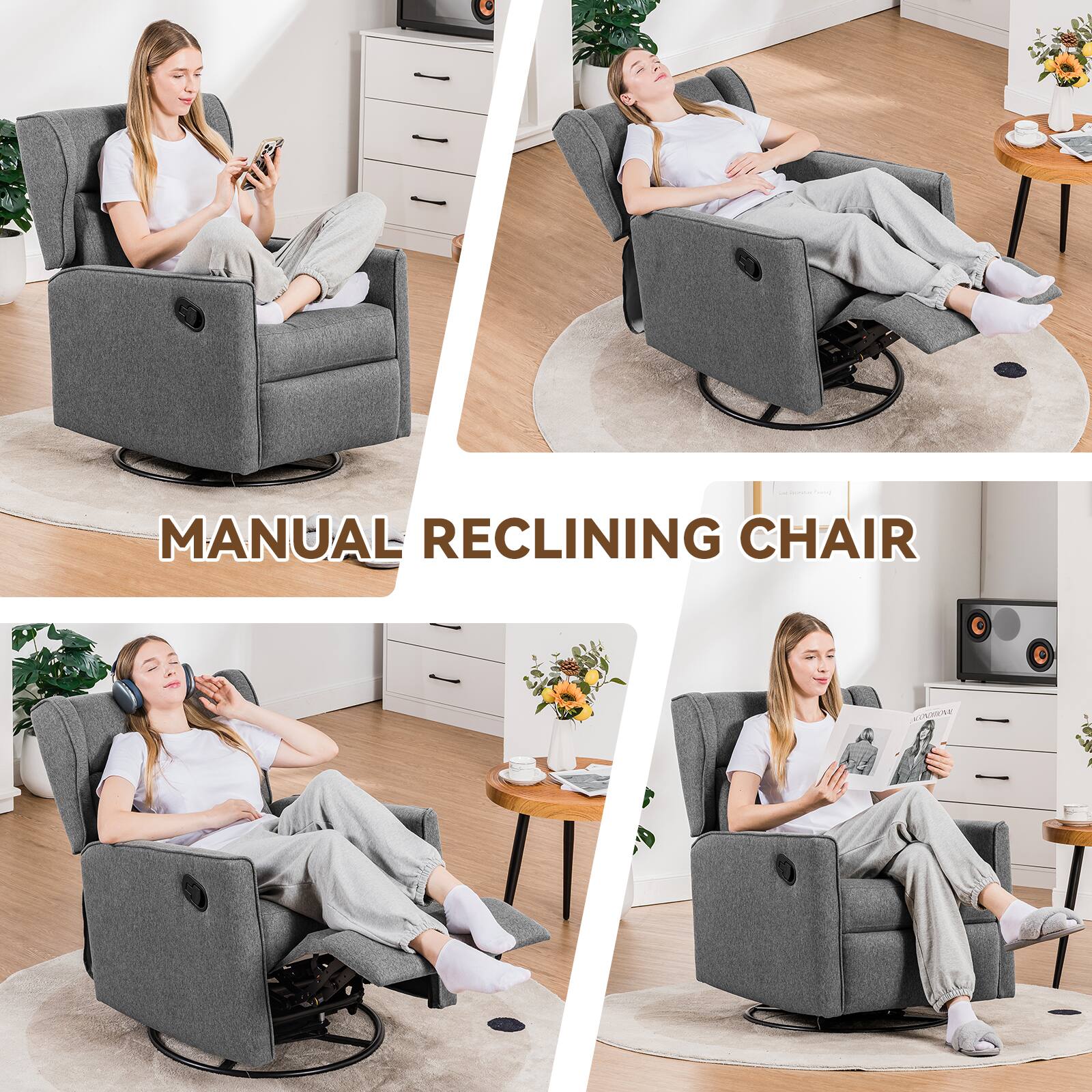 MANUAL RECLINING CHAIR