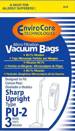 EnviroCare - Vacuum Bags (12 Pack) Part #844