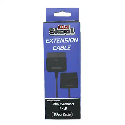 Old Skool EXTENSION CABLE
For/Pour/Para PlayStation 1/2
6 Foot Cable