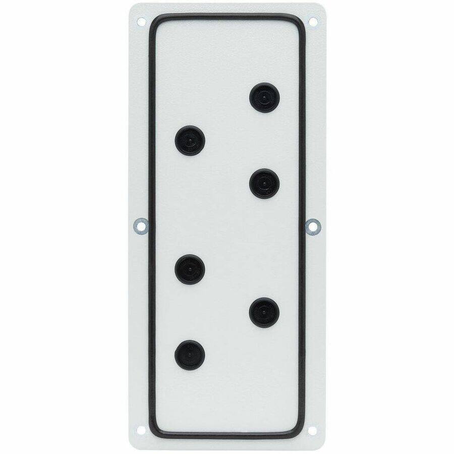 Alt View 7. Tripp Lite - Eaton Tripp Lite Series SmartRack Cable Gland Plate for NEMA-Rated Enclosure Cabinets, 6 Ports (0.5 in.) - Cable Gland - Unknown.