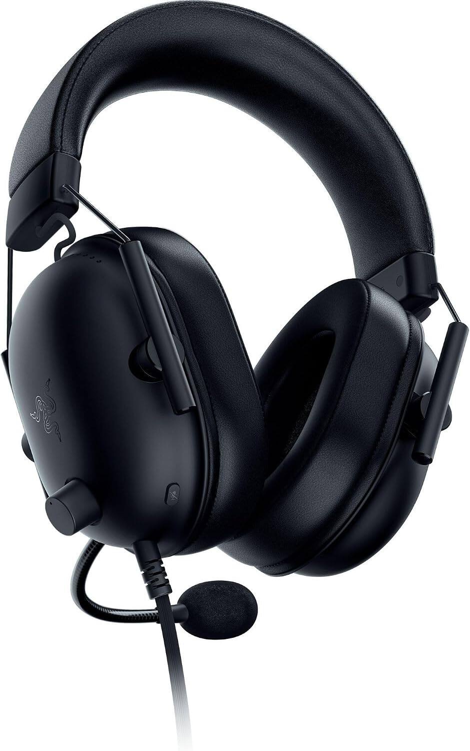 Alt View 5. Razer - BlackShark V2 X Wired Over-the-Ear Gaming Headset for PlayStation - Black.