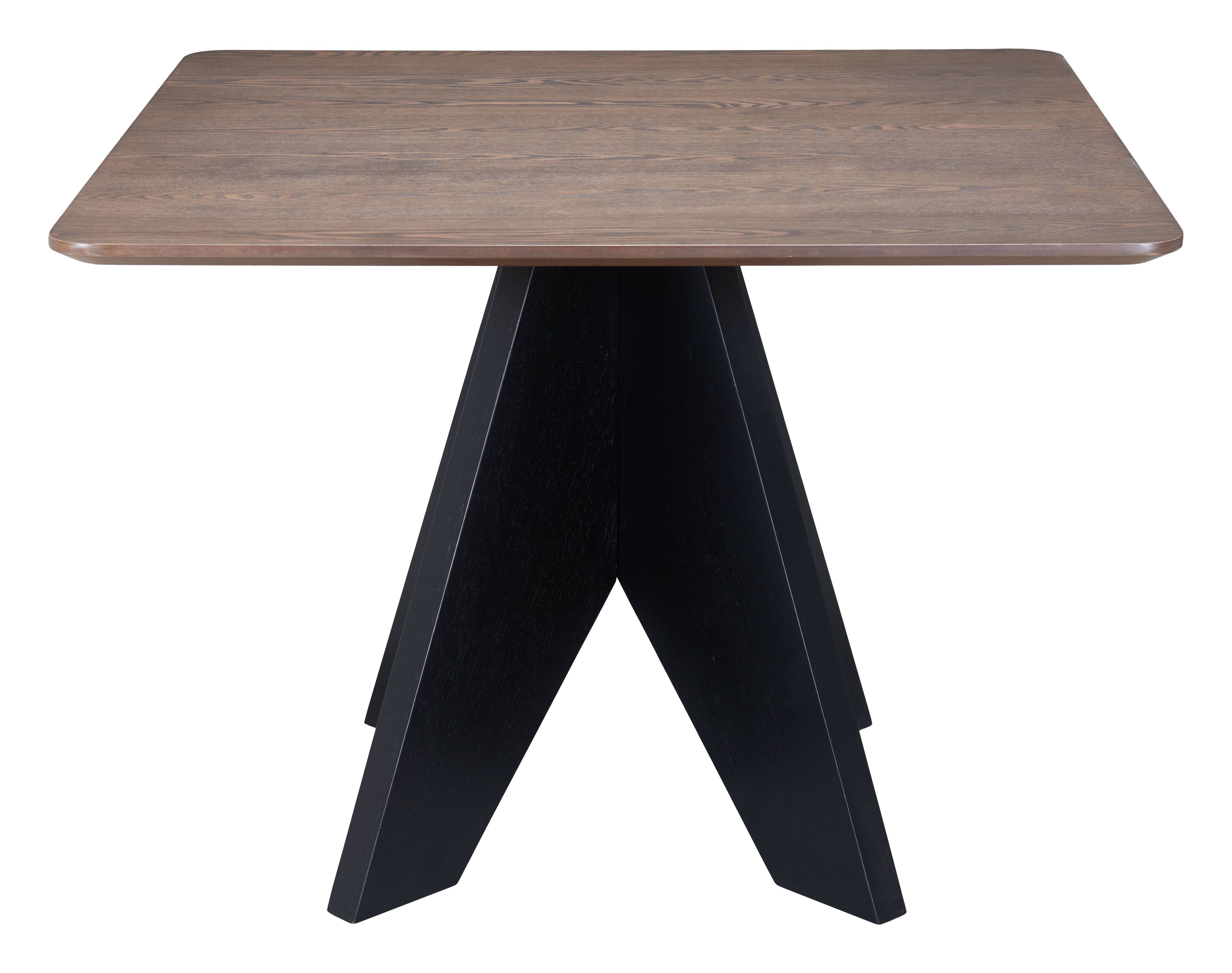 Alt View 2. Hivvago - Lisse Square Dining Table Espresso - Espresso.