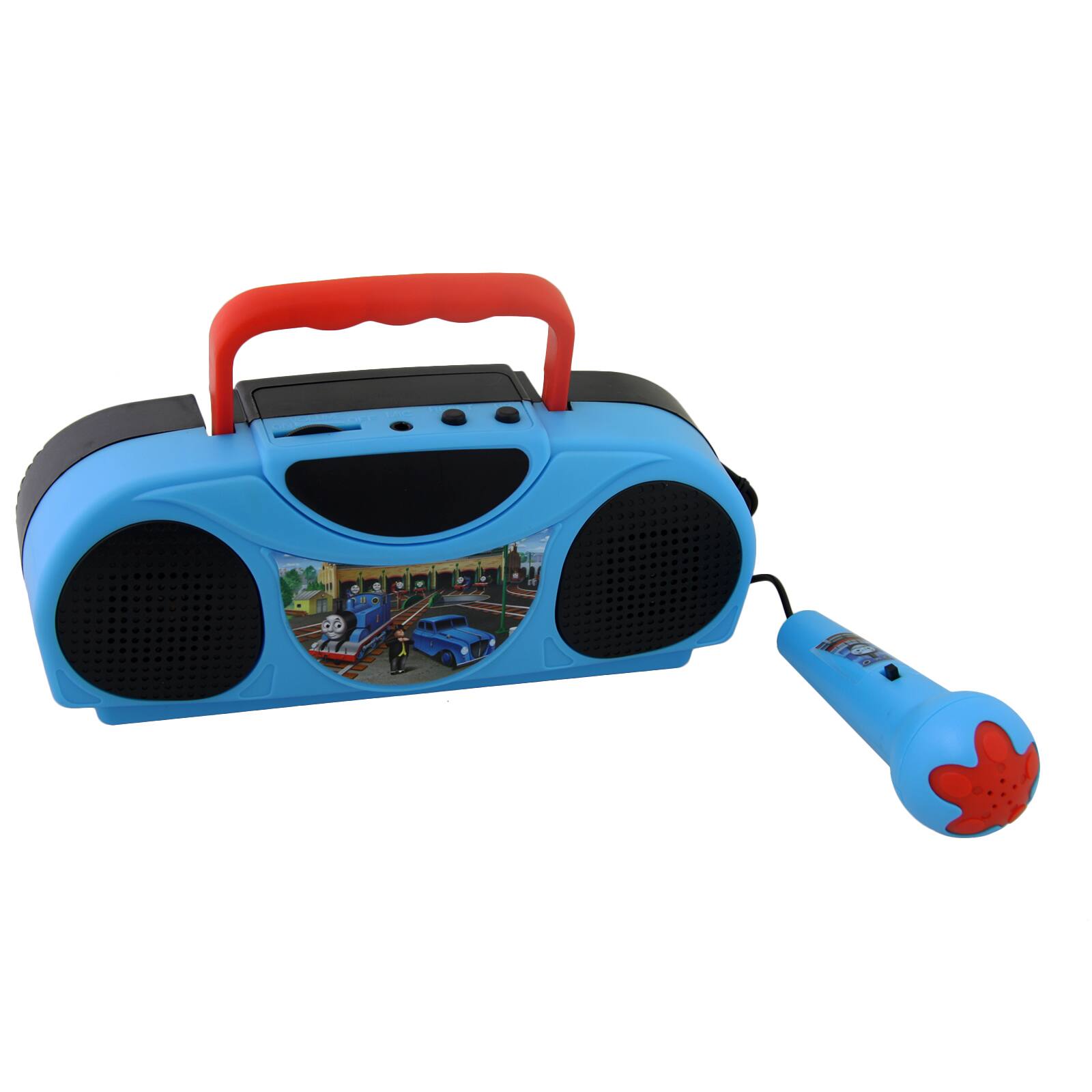 Front. Sakar - Thomas and Friends Portable Radio Karaoke Kit With Microphone.