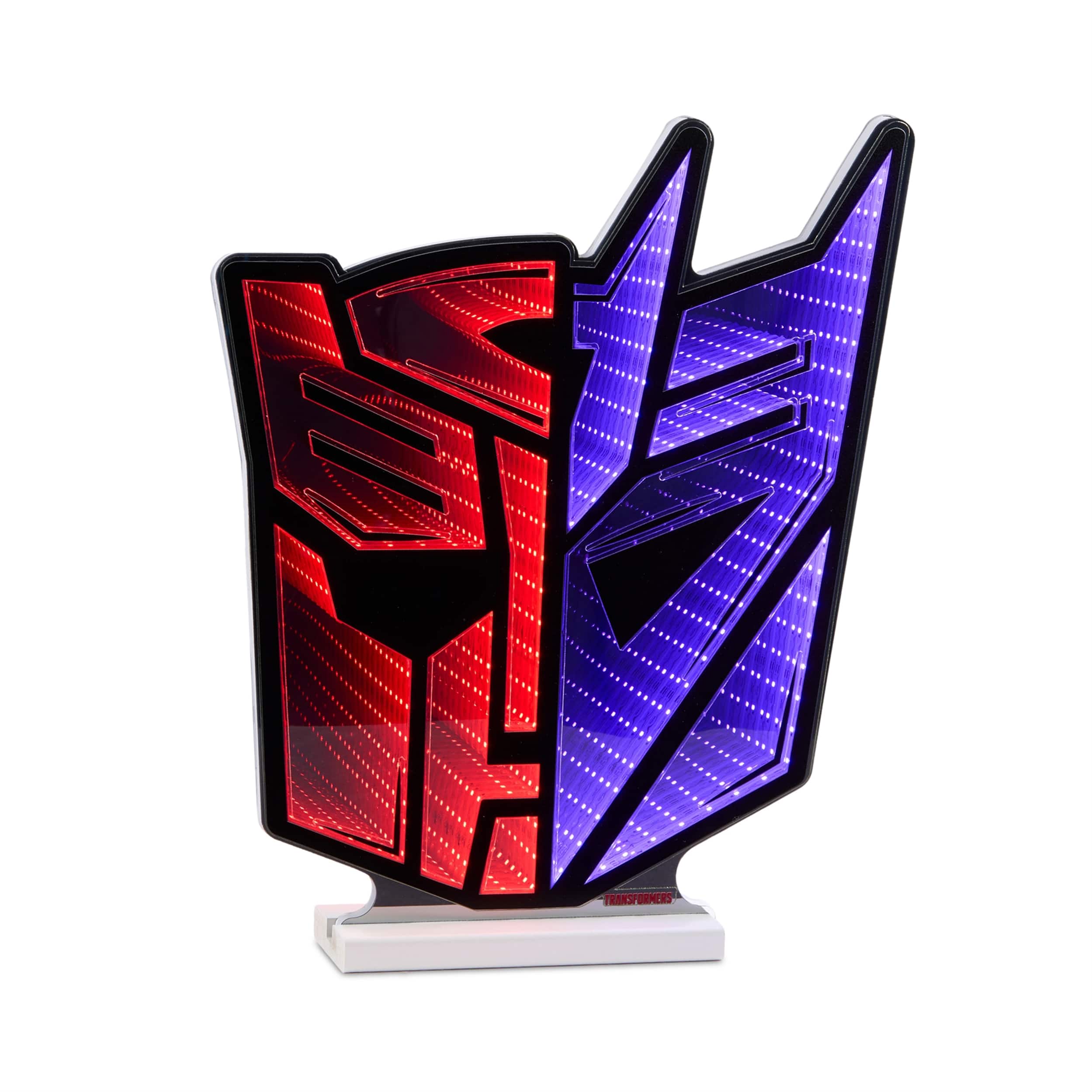 BreeBe - Transformers Autobot/ Decepticon Ekkolight 24"H - Red, Purple, Black