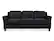 Left. Lifestyle Solutions - Hartford Sofa Upholstered Microfiber Curved Arms - Black.