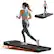 Front. Brick Attic - Walking Pad with Incline, Portable Under Desk Treadmill for Walking Jogging for Home, Remote Control Low-Noise - Black.