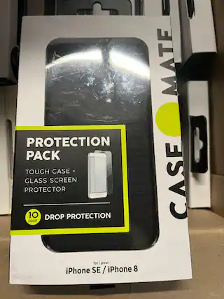PROTECTION PACK
TOUGH CASE + GLASS SCREEN PROTECTOR
10 DROP PROTECTION
for iPhone SE / iPhone 8