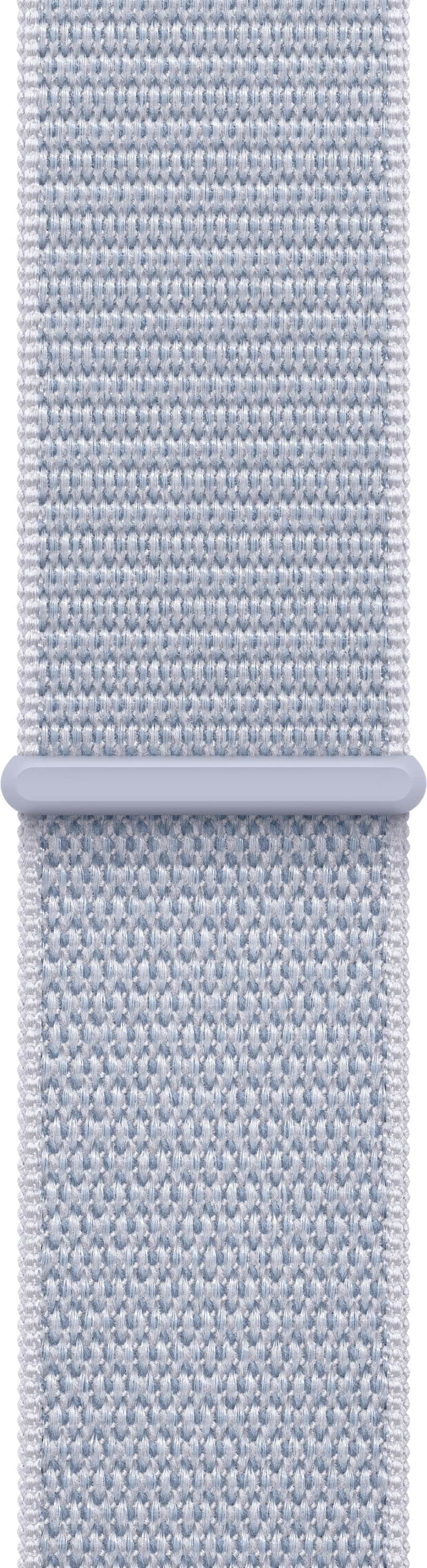 Angle. Apple - 42mm Sport Loop - Blue Cloud.