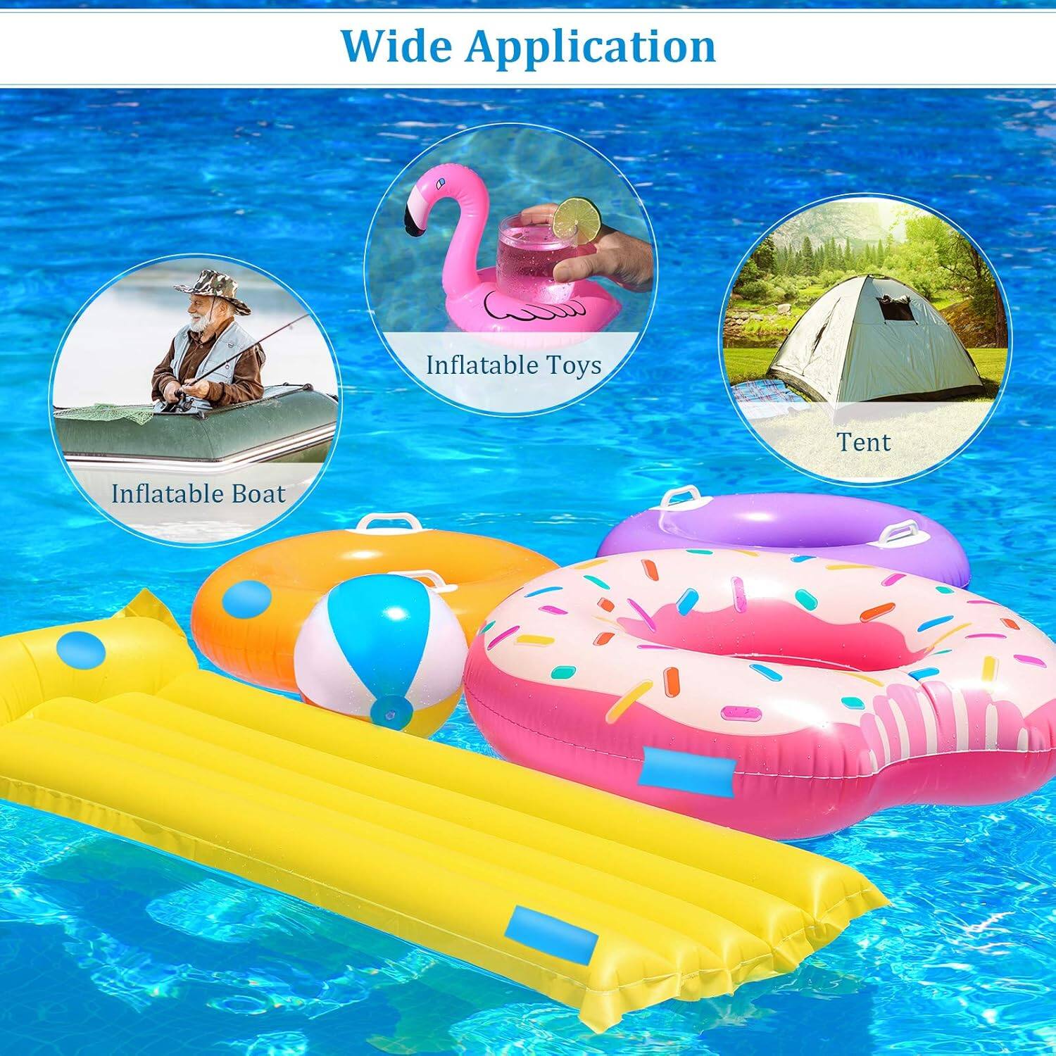Wide Application

- Inflatable Boat
- Inflatable Toys
- Tent