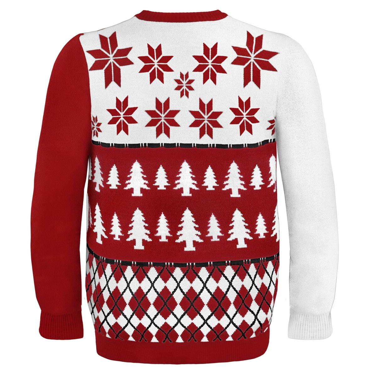 Alt View 1. Forever Collectibles - Arizona Cardinals Busy Block NFL Ugly Sweater X-Large - Red.
