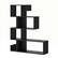 Alt View 16. Costway - 1 PCS 5-Tier S-Shaped Bookshelf with Open Cubes Anti-Toppling Kits Freestanding Bookcase - Black.