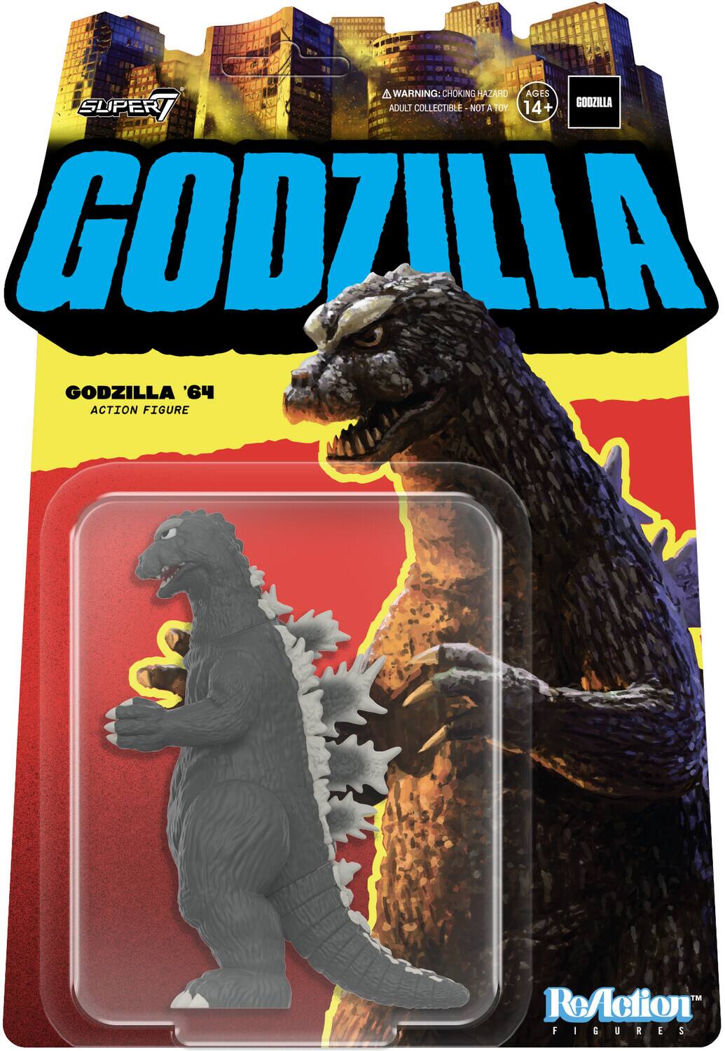 Super7 - Toho - ReAction Figures Wv6 - Godzilla 1964 - Collectibles
