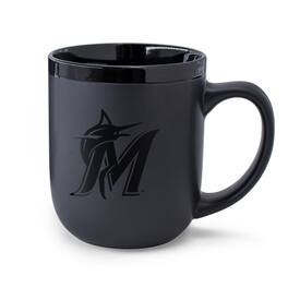 WinCraft - Miami Marlins 17oz. Black Tonal Ceramic Mug - Multicolor
