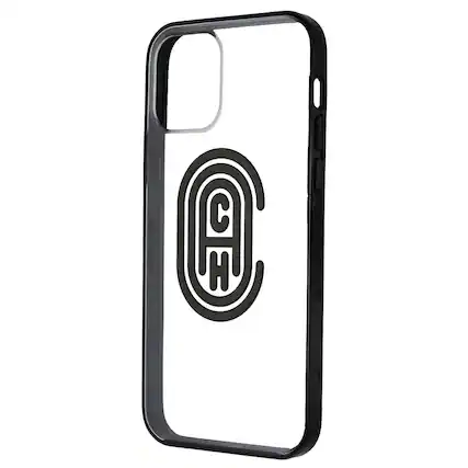 Front. Coach - Coach Protective Case for Apple iPhone 12 and iPhone 12 Pro - Retro C - Black.