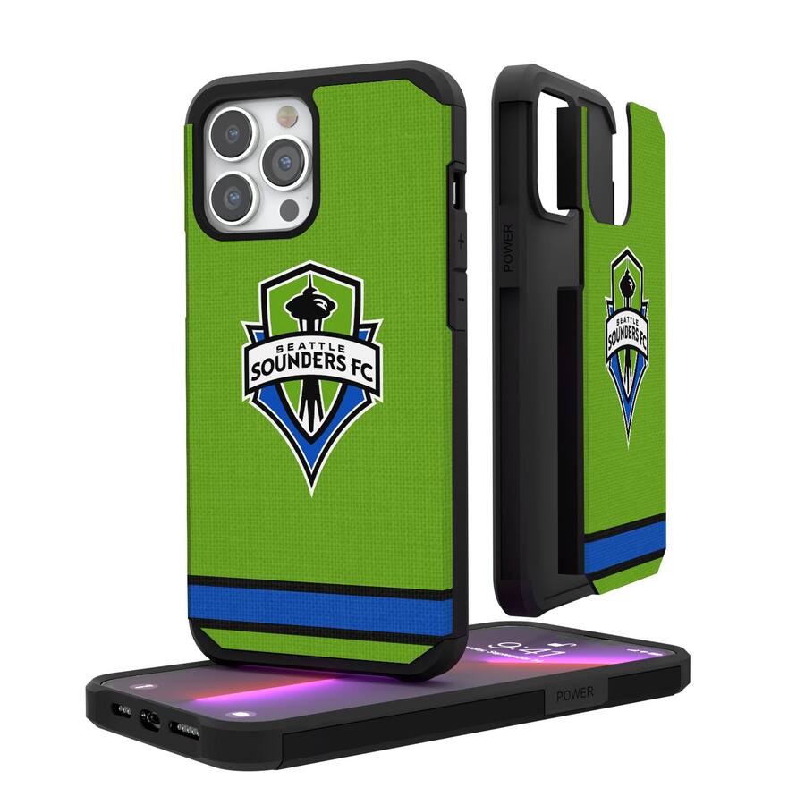 Keyscaper MLS Seattle Sounders FC iPhone Stripe Design Rugged Case 14 ...
