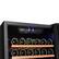 Alt View Zoom 12. Lanbo - 24 Inch 154 Bottle Dual Zone Compressor Freestanding/Built-In Wine Fridge with Precision Digital Thermostat - Black.