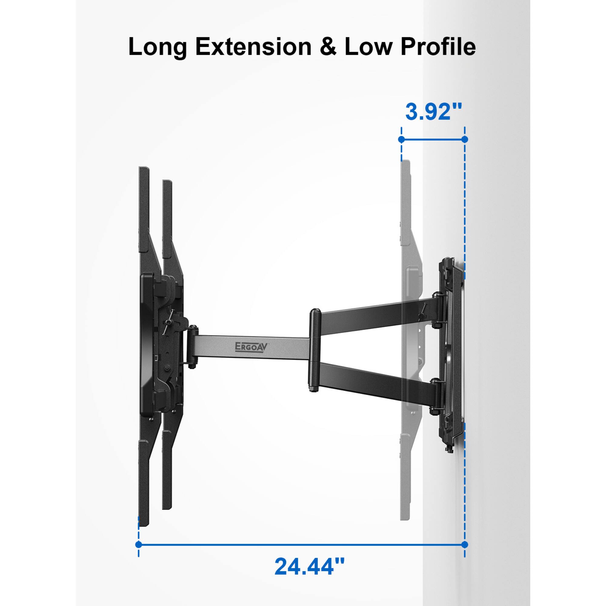 Long Extension & Low Profile 3.92" 24.44"