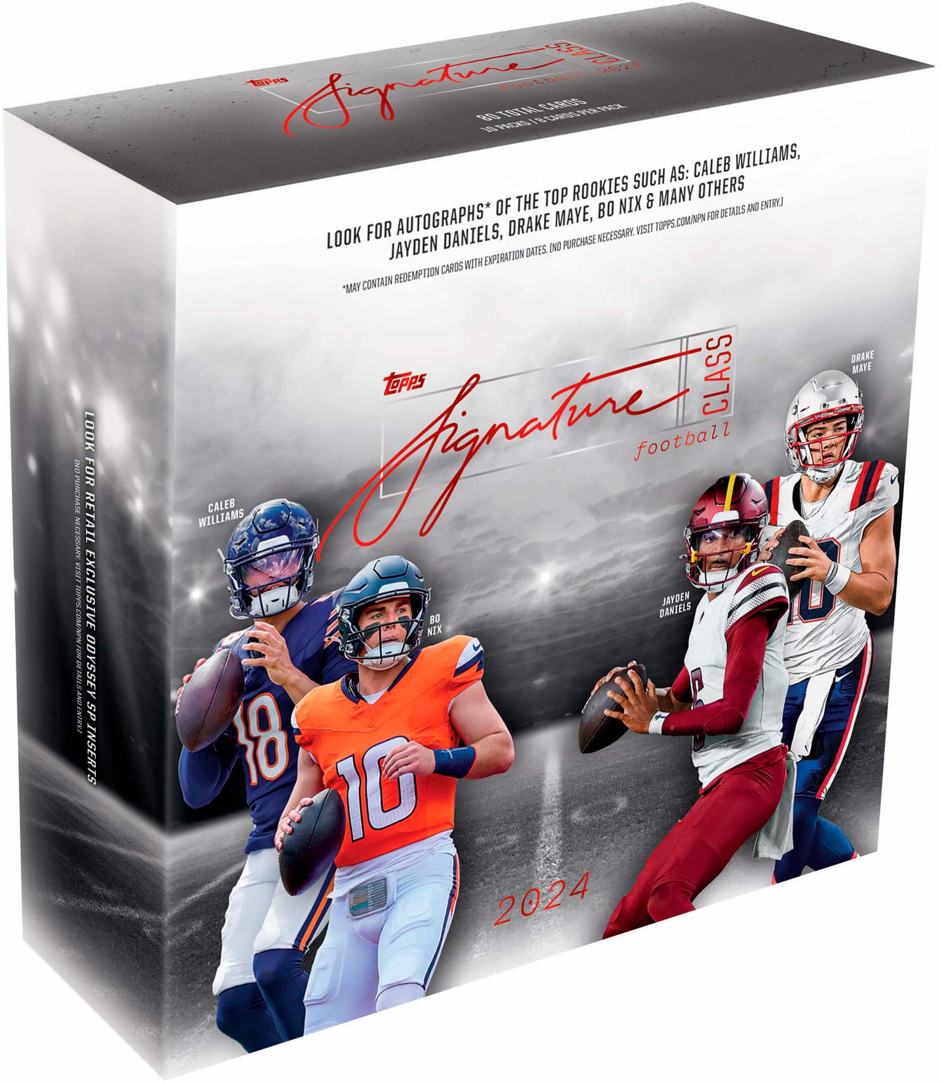 2024 Topps Signature Class Football Mega Box - Front_Zoom