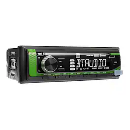 Dual - John Deere Tractor Plug & Play Radio | 7-Char LCD | Bluetooth | USB | Weatherproof | Fits McCormick & JCB - Black