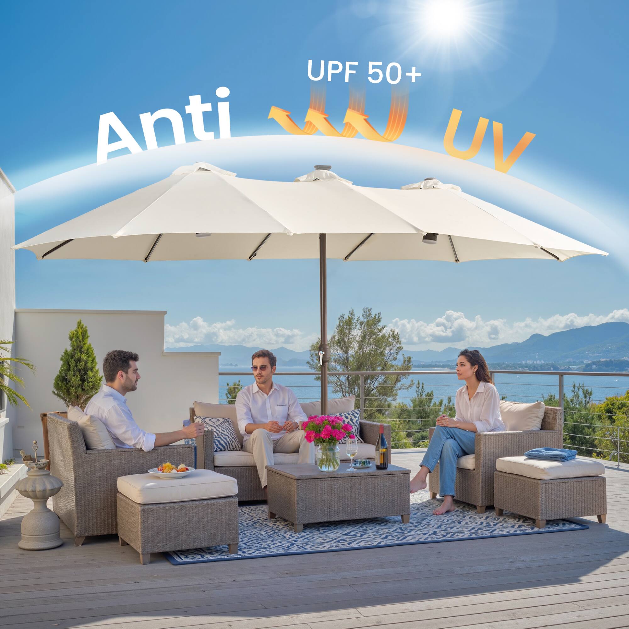 UPF 50+ Anti UV