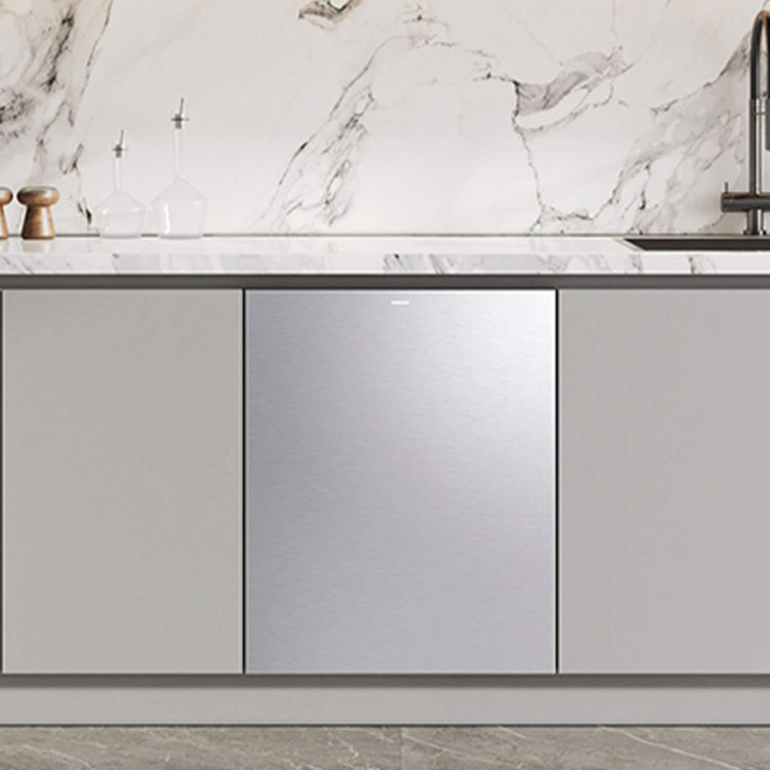 Alt View 20. Samsung - 24” Smart Dry with AutoRelease Door Built-In Stainless Steel Tub Dishwasher with 3rd Rack Washing System, 38dBA - Stainless Steel.