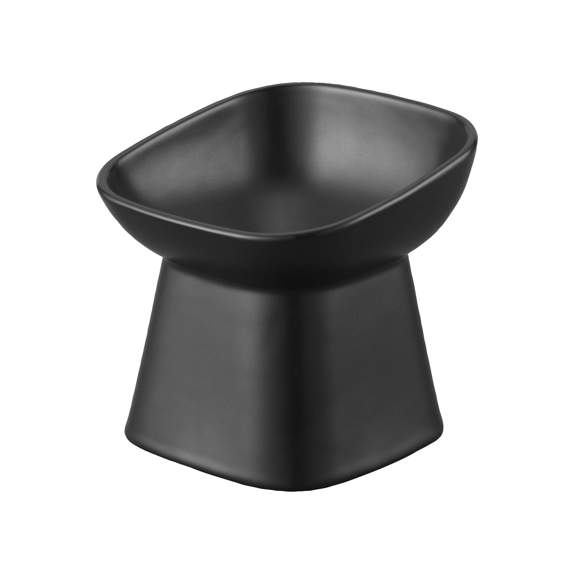 Alt View 10. Yamazaki Home - Tilted Pet Food Bowl - Black.