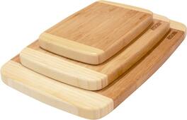 Joyce Chen - Burnished Bamboo Cutting Board Set, 3 pack