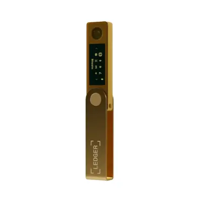 Ledger Nano X Crypto Hardware Wallet Bluetooth Gold NX Gold - Best Buy