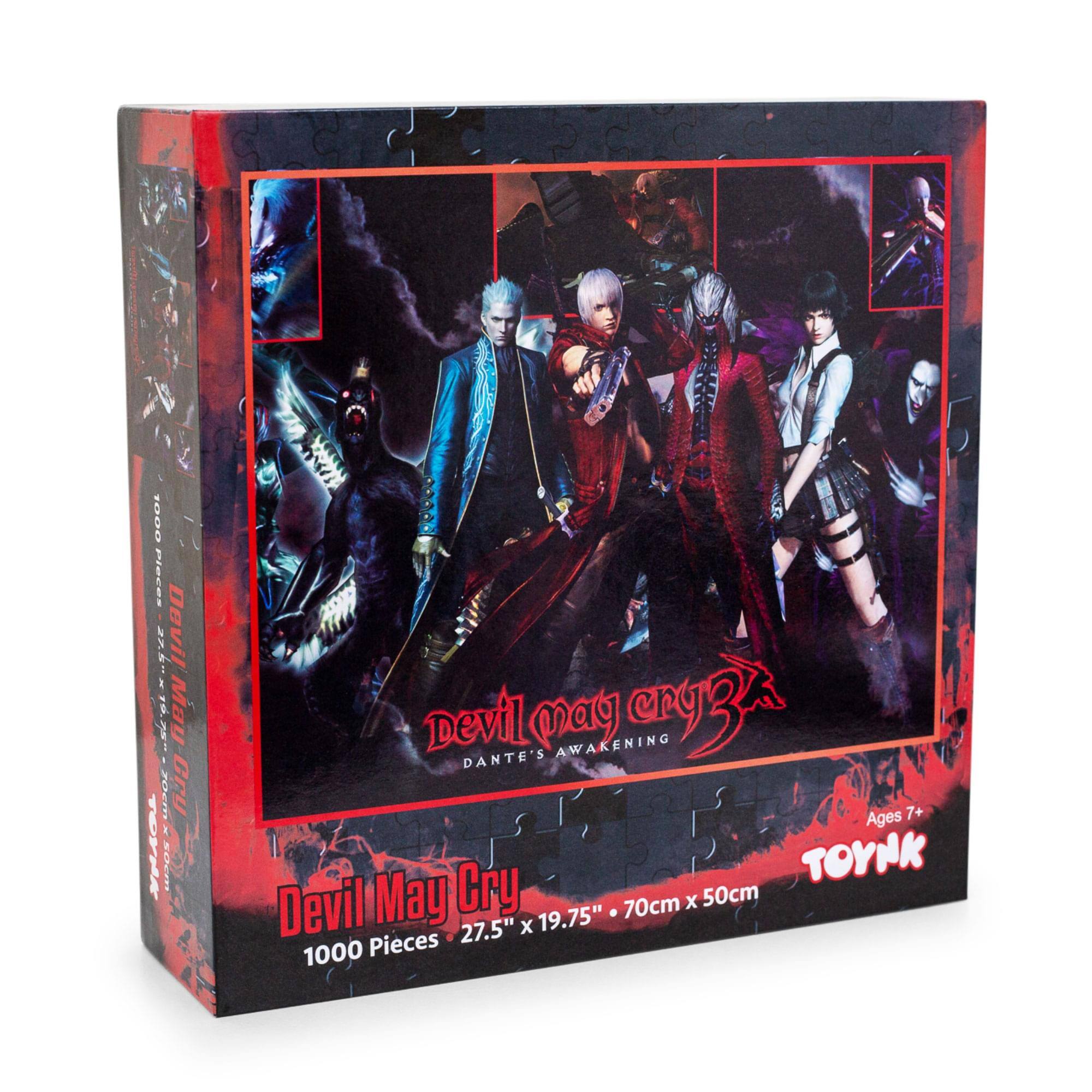 Devil May Cry 3: Dante's Awakening  
1000 Pieces  
27.5" x 19.75" (70cm x 50cm)  
Ages 7+  
TOYNK