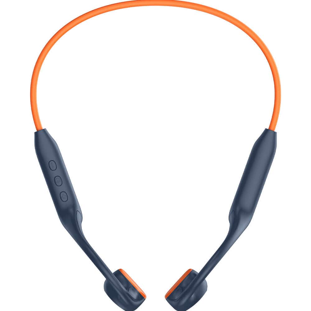 Freqncy Sound - FQ1000OG Orbit Series Bone Conduction Wireless Open Earbuds - Blue/Orange