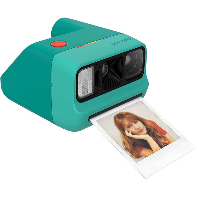 Alt View 5. Polaroid - Polaroid Go Generation 3 Teal Camera + Camera Bag + Cleaning Cloth.