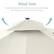 Wind Vent
Durable polyester fabric allows wind to pass through the canopy to prevent lift and damage