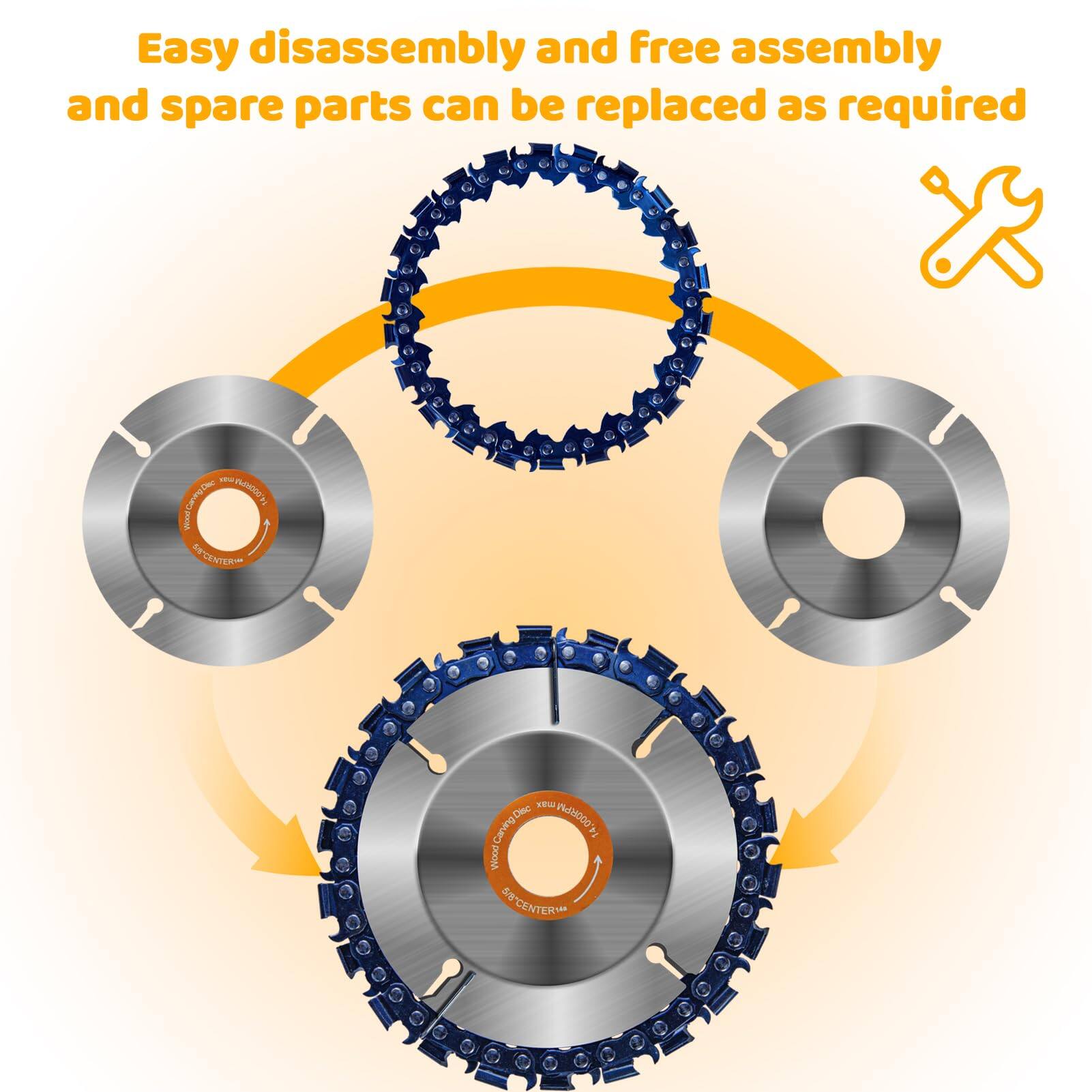 Easy disassembly and free assembly and spare parts can be replaced as required